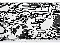 Pierre alechinsky - sans l’ecorce b - litho en ets/ aquatint - afbeelding 13 van  13