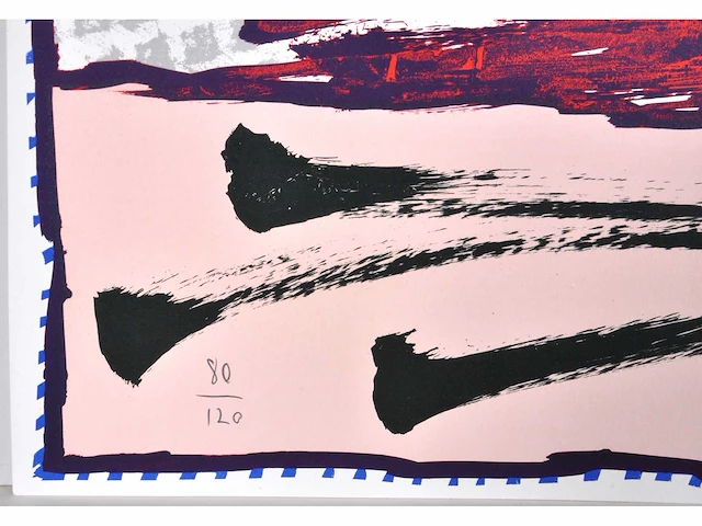 Pierre alechinsky - ville d'arles - litho - afbeelding 4 van  7