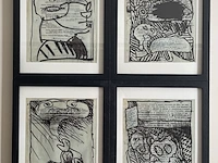 Pierre alechinsky (12 stuks) - afbeelding 1 van  16