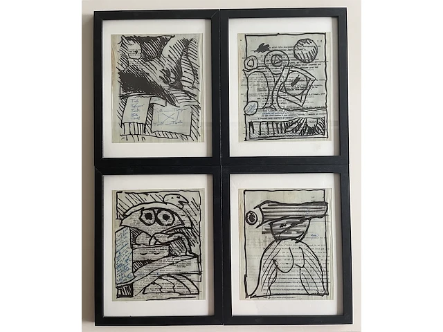 Pierre alechinsky (12 stuks) - afbeelding 9 van  16