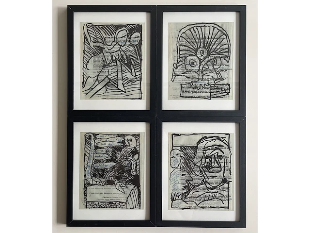 Pierre alechinsky (12 stuks) - afbeelding 10 van  16