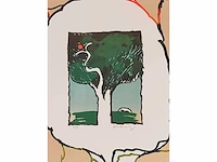 Pierre alechinsky (1927) - retour aux sources - litho - afbeelding 5 van  11