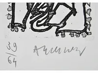 Pierre alechinsky (brussel 1927) ets - afbeelding 3 van  3