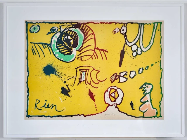 Pierre alechinsky (brussel, 1927) - afbeelding 1 van  8