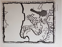 Pierre alechinsky ets handgesignieerd - afbeelding 1 van  3