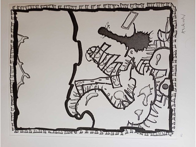 Pierre alechinsky ets handgesignieerd - afbeelding 3 van  3