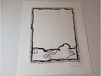 Pierre alechinsky ets handgesignieerd - afbeelding 2 van  3
