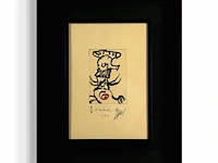 Pierre alechinsky & karel appel - gesigneerde ets - afbeelding 1 van  1