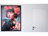 Pierre laurent - la femme au roses - olie op doek - afbeelding 2 van  12