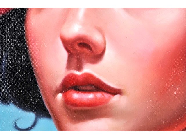 Pierre laurent - la femme au roses - olie op doek - afbeelding 10 van  12