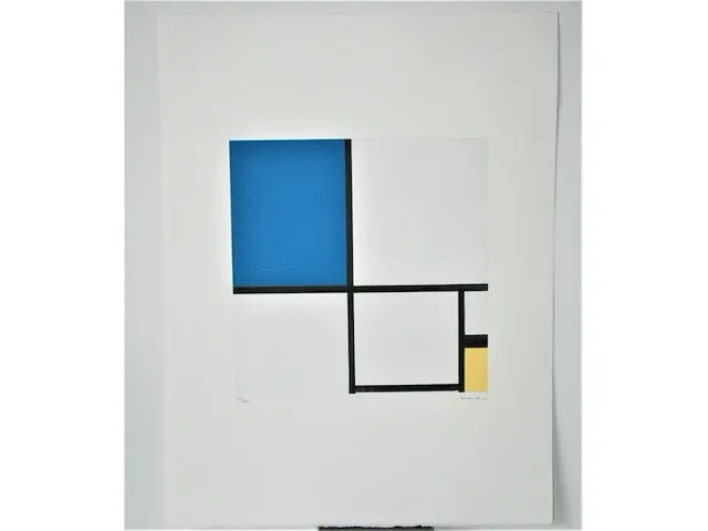 Piet mondriaan - composition ii - afbeelding 7 van  12