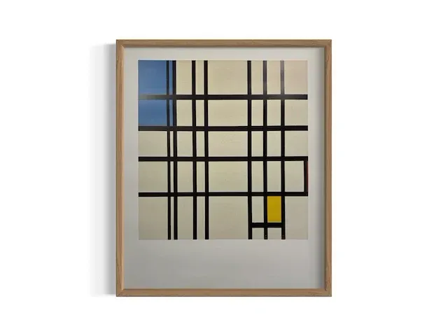 Piet mondriaan - lithografie - afbeelding 1 van  1