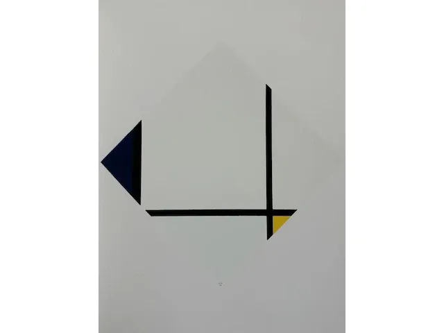 Piet mondriaan - serigrafie 1980 - afbeelding 1 van  1