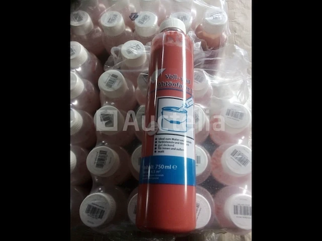 Pigment rood verf 750 ml mat 5 x 12 - afbeelding 2 van  2