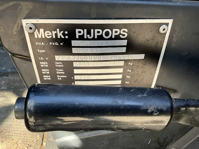 Pijpops apg5500f marktwagen - afbeelding 11 van  24