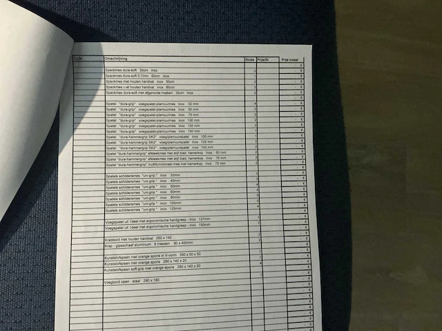 Pinguïn voegers, truwelen, chapeijzers, plakspanen, schuurborden, spatels en spackmessen - afbeelding 4 van  4