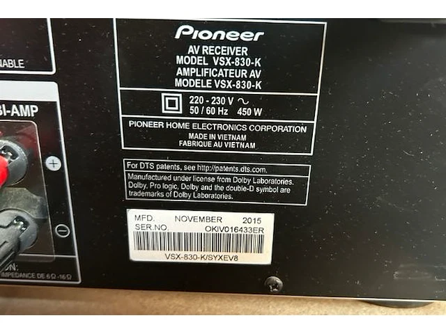 Pioneer av receiver - afbeelding 5 van  6