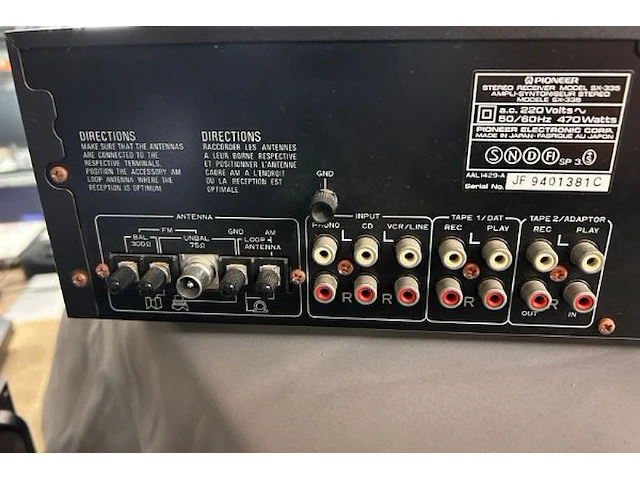 Pioneer stereo receiver - afbeelding 6 van  8