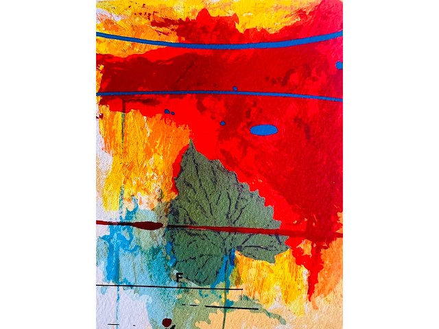 Piotr konkl - b leaf - kleurenzeefdruk - afbeelding 4 van  8