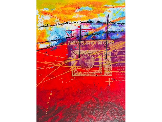 Piotr konkl - sunshine in your heart - kleurenzeefdruk - afbeelding 1 van  8