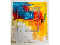 Piotr konkl - the tree - kleurenzeefdruk - afbeelding 1 van  7