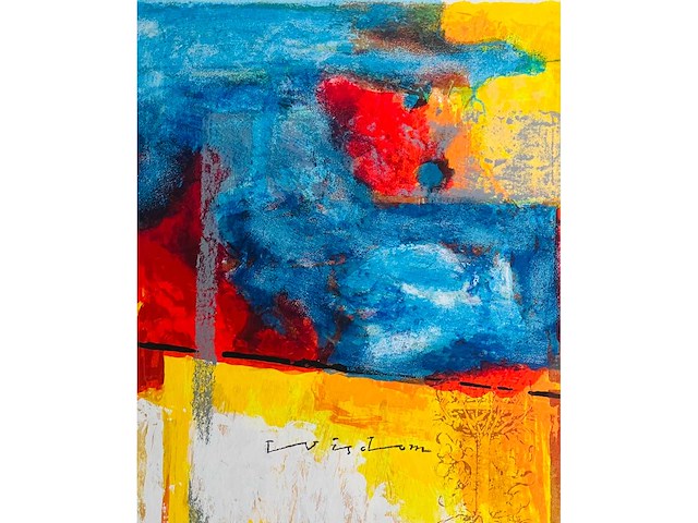 Piotr konkl - the tree - kleurenzeefdruk - afbeelding 4 van  7