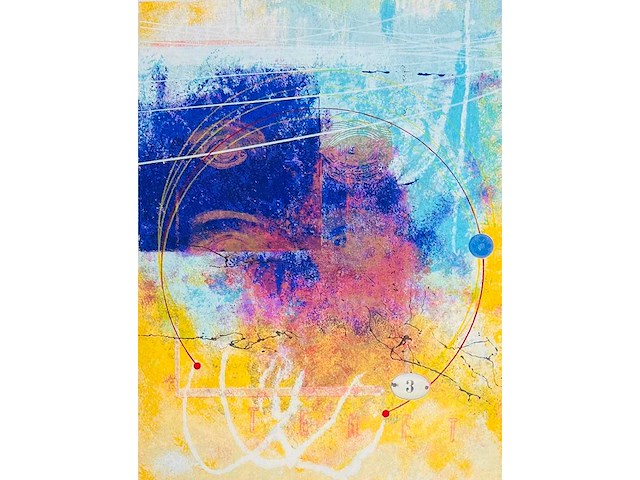 Piotr konkl - three - kleurenzeefdruk - afbeelding 1 van  10