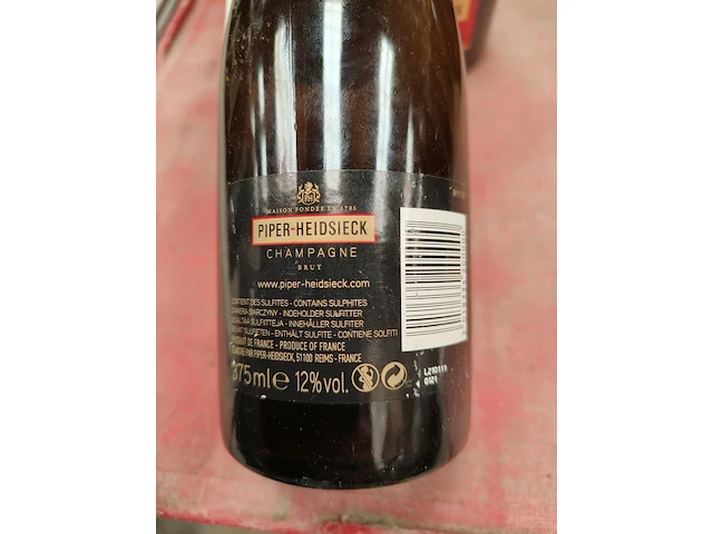 Piper-heidsieck champagne cuvée brut 375ml 12% - afbeelding 3 van  3