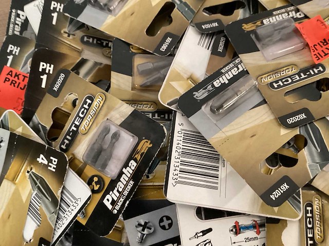 Piranha mix kavel schroefbits (197x) - afbeelding 3 van  5