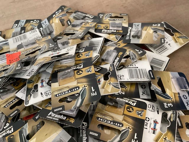 Piranha mix kavel schroefbits (197x) - afbeelding 4 van  5