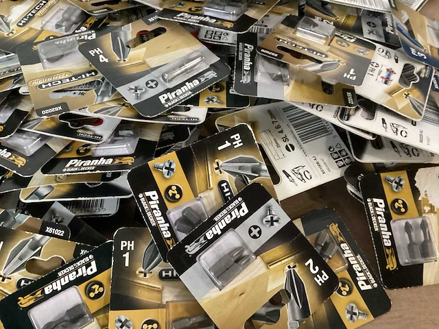 Piranha mix kavel schroefbits (197x) - afbeelding 5 van  5