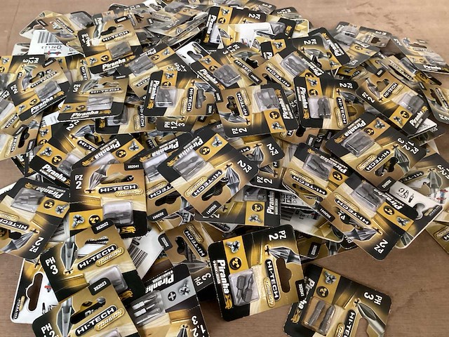 Piranha mix kavel schroefbits (200x) - afbeelding 1 van  5