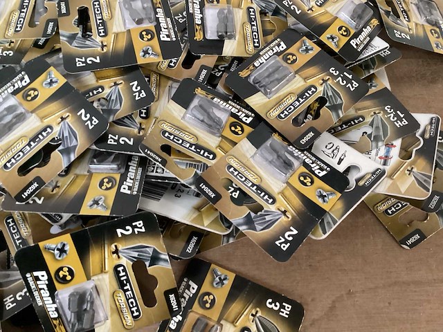 Piranha mix kavel schroefbits (200x) - afbeelding 4 van  5