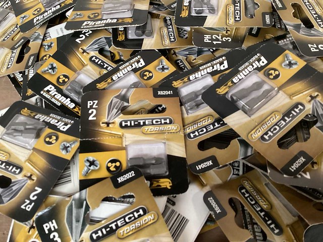 Piranha mix kavel schroefbits (200x) - afbeelding 5 van  5