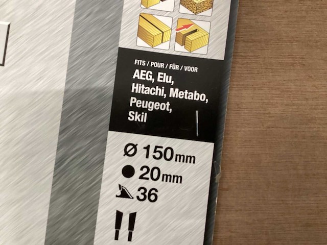 Piranha x13015 zaagblad 150 mm (14x) - afbeelding 3 van  6