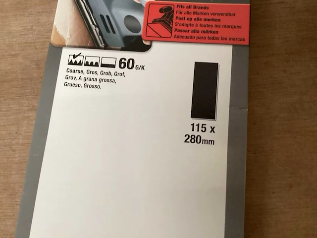 Piranha x31000 schuurpapier 115 x 280 mm - 10 pack (59x) - afbeelding 4 van  6