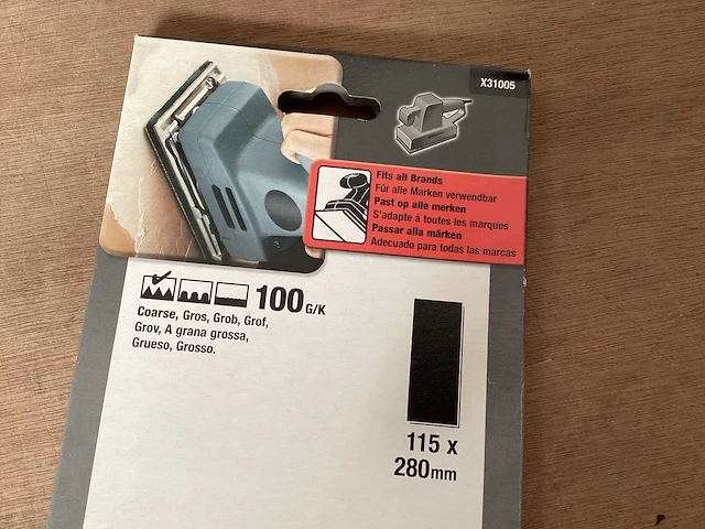 Piranha x31005 schuurpapier 115 x 280 mm - 10 pack (41x) - afbeelding 3 van  4