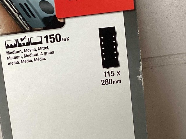 Piranha x31050 schuurpapier 115x280 (62x) - afbeelding 4 van  6