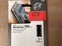 Piranha x31085 schuurpapier 93 x 230 mm - 10 pack (56x) - afbeelding 3 van  4