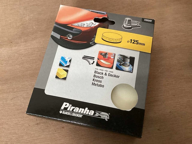 Piranha x32247 polijstschijf zelfklevend 125 mm (15x) - afbeelding 2 van  4