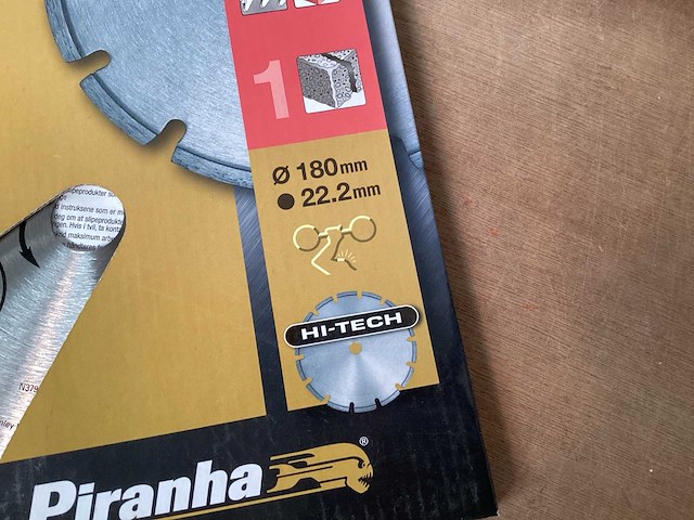 Piranha x38112 zaagblad 180 mm (3x) - afbeelding 3 van  5
