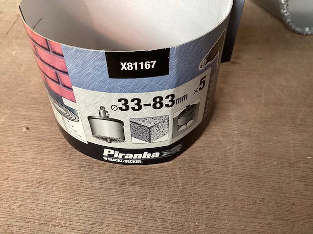 Piranha x81167 set gatenzagen 33-83 mm (5x) - afbeelding 3 van  5