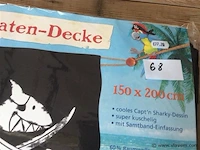 Piraten deken - afbeelding 2 van  2