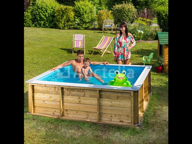 Pistoche bwt houten mini zwembad - afbeelding 1 van  4