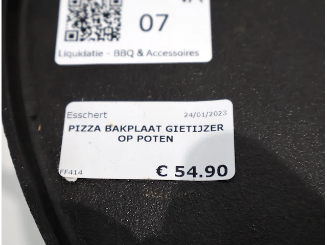 Pizza bakbplaat gietijzer - afbeelding 3 van  4
