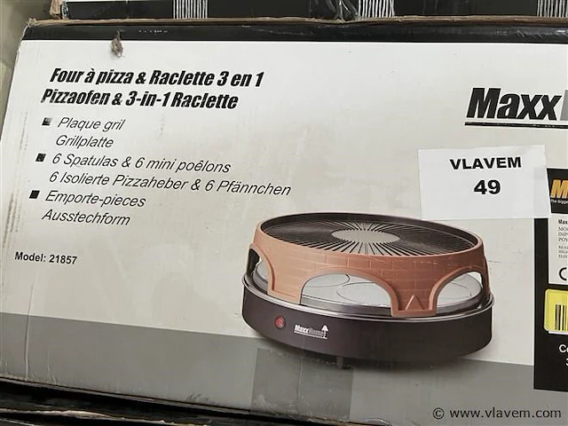 Pizza oven & 3-in-1 raclette - afbeelding 1 van  1