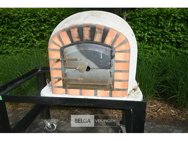 Pizza-oven + metalen kar - afbeelding 2 van  8
