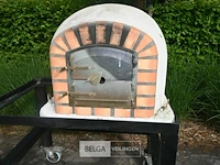 Pizza-oven + metalen kar - afbeelding 2 van  8