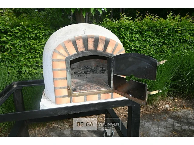 Pizza-oven + metalen kar - afbeelding 4 van  8