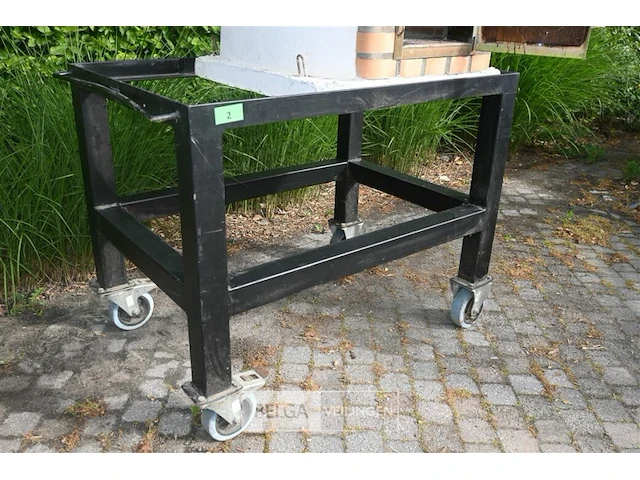 Pizza-oven + metalen kar - afbeelding 6 van  8